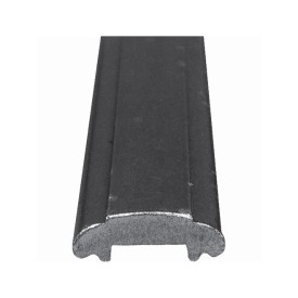 Main courante moulurée en acier 55x17 mm