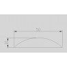 DEMI-ROND ACIER LAMINÉ BARRE MAIN COURANTE FER S235 BAB