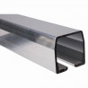 Rail en aluminium 72x72mm pour portails autoportants jusqu’à 4,5 mètres