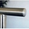 Tube rond inox brossé pour main courante – Ø42.4, Ø48.3, Ø60.3 mm