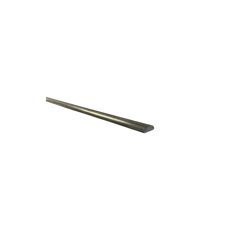 Barre demi-rond en acier 14x4 mm pour assemblage de volutes