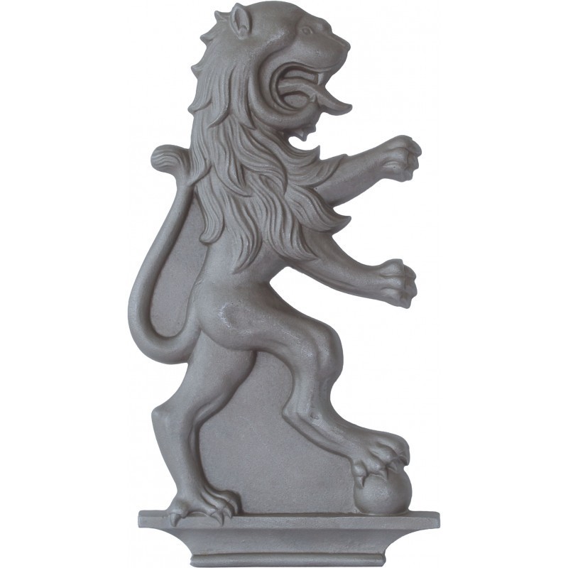 Lion en fonte pour décor de portail - 315x170mm
