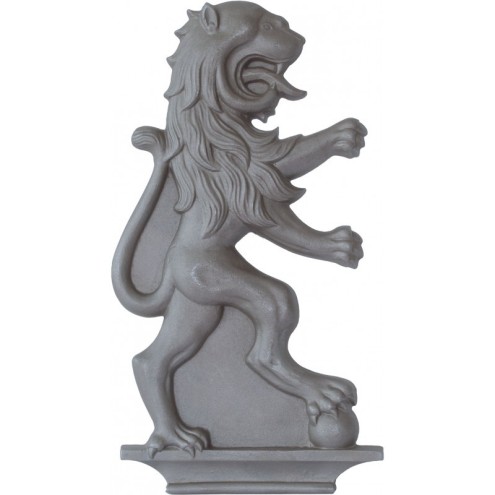 Lion en fonte pour décor de portail - 315x170mm