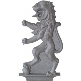 Lion en fonte pour décor de portail - 315x170mm
