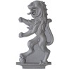 Lion en fonte pour décor de portail - 315x170mm