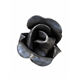 Bouton de rose en acier à souder - Hauteur 45 mm Ø 32 mm