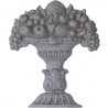 Corbeille de fruits décorative en acier moulé – DOUBLE FACE – 280 x 235 mm