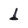 Pied réglable avec rotule et tige filetée en polyamide - charge 150 kg
