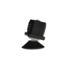 Pied réglable avec rotule et tige filetée en polyamide - charge 150 kg