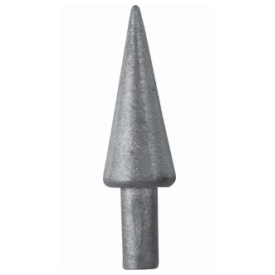 Pointe de lance conique en aluminium Ø16mm