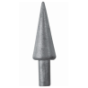 Pointe de lance conique en aluminium Ø16mm